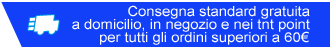 Consegna gratuita per ordini superiori a 60 euro